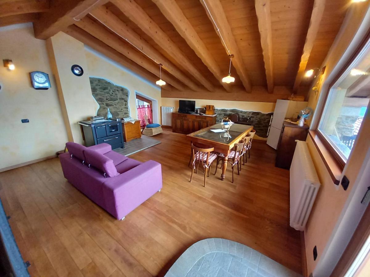 Chalet La Terrazza Vista Lago Bellano Bagian luar foto