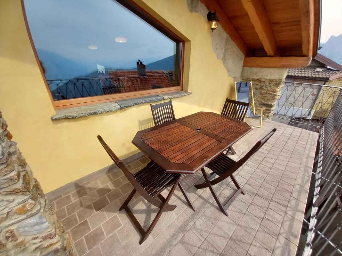 Chalet La Terrazza Vista Lago Bellano Bagian luar foto
