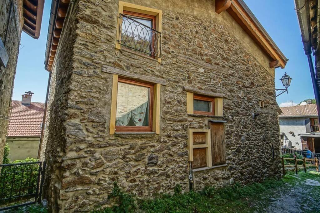 Chalet La Terrazza Vista Lago Bellano Bagian luar foto