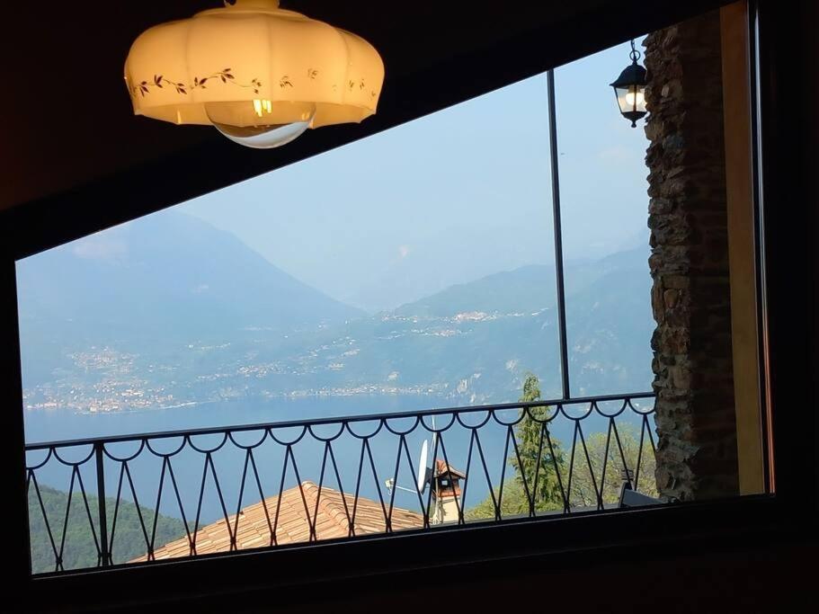 Chalet La Terrazza Vista Lago Bellano Bagian luar foto